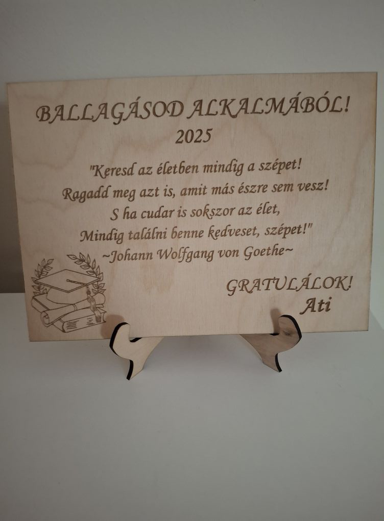 Fa termékek - Ballagás 5