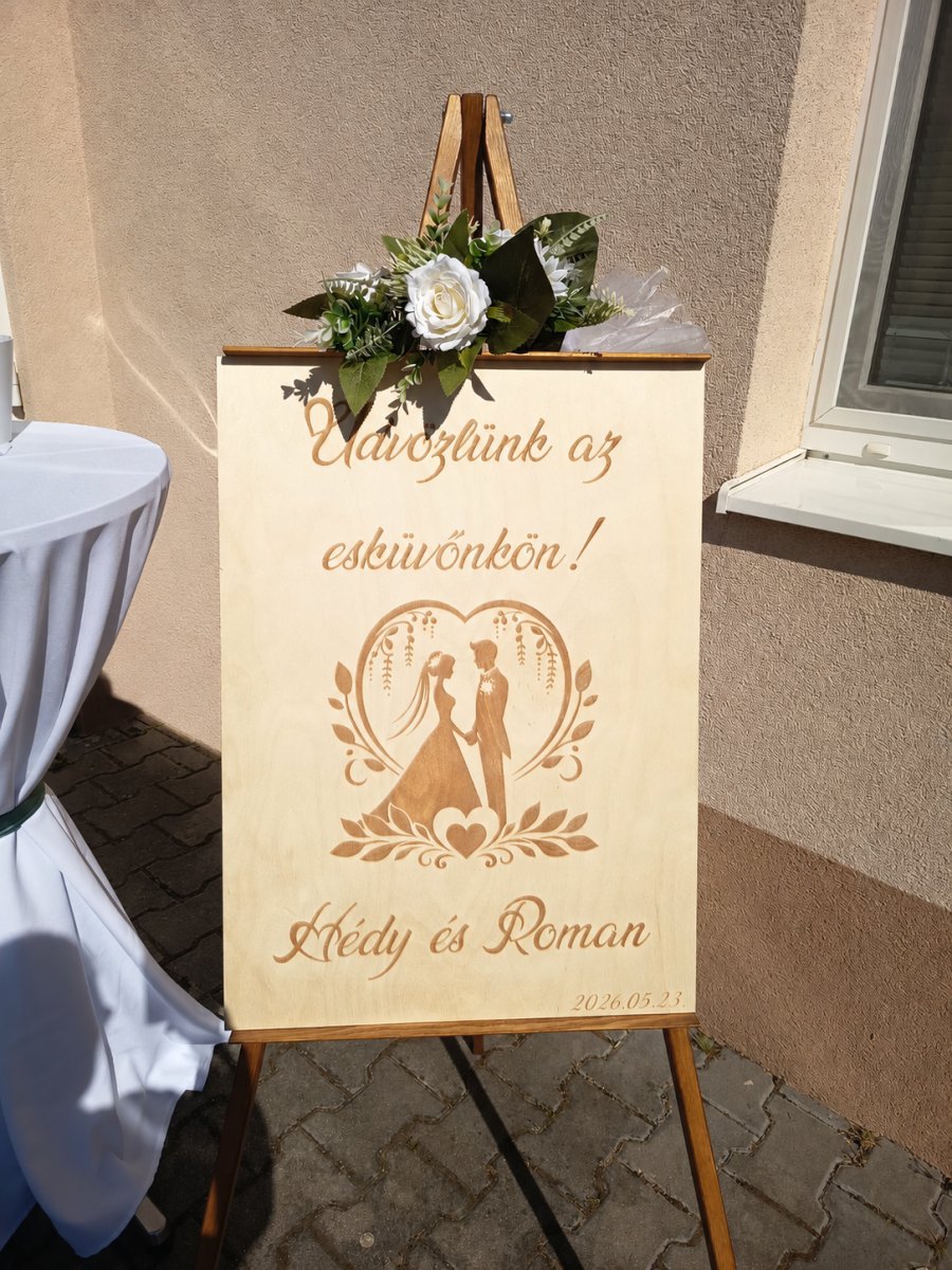 Esküvői vendèg köszöntő